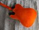 Custom naranja TL cuerpo hueco f agujero ébano tablero de dedos oro puente guitarra eléctrica tienda de instrumentos musicales proveedor