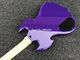 Guitarra eléctrica de alta calidad con forma de círculo de pintura púrpura negro de chapa de madera de rosa Fingerboard GRATIS gastos de envío proveedor