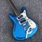 Custom Mosrite Ventures Modelo de Guitarra Eléctrica Azul Gran B500 Tremolo Puente Guitarra China proveedor