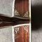 Custom Deluxe Real Abalone Binding Ebony Fingerboard de madera de rosa de lado trasero sólido de abeto de madera guitarra acústica proveedor