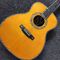 Guitarra acústica OM 42 de color amarillo a medida de fábrica de 41 pulgadas con tablero de ébano, enlace y incrustación de Abalone, melodía de Wilkinson proveedor