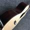 Personalizado AAAA Todo de madera de abeto sólido estilo OM cuerpo de ébano Fingerboard de hueso de pescado Guitarra acústica de unión proveedor