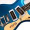 Guitarra personalizada JR The Ventures Mosrite modelo de guitarra eléctrica metálica en azul proveedor