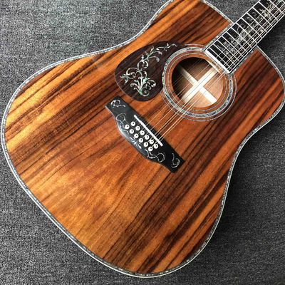 Guitarra acústica de madera KOA de 12 cuerdas proveedor