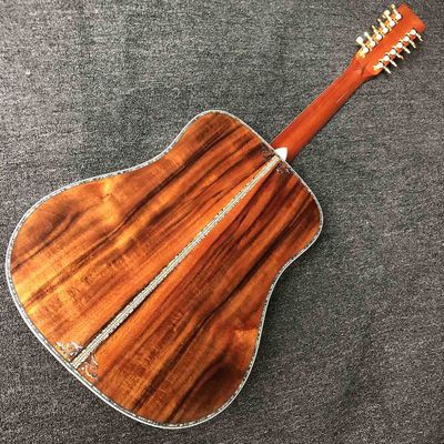 Guitarra acústica de madera KOA de 12 cuerdas proveedor