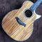 Custom 2021 New Style GPS14 con esquinas de corte de ángulo Abalón real Inlay KOA Guitarra acústica de madera proveedor