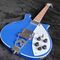 Guitarra eléctrica Rick 325 Backer de 34 pulgadas con color azul proveedor