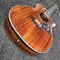 Personalizado de madera sólida KOA Top OM Forma del cuerpo Árbol de la vida Incrustación de guitarra acústica Guardador de madera proveedor
