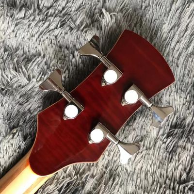 Estilo ALEMBIC personalizado 4 cuerdas Bajo Guitarra Cuello a través del cuerpo Corte Bajo Corazón proveedor