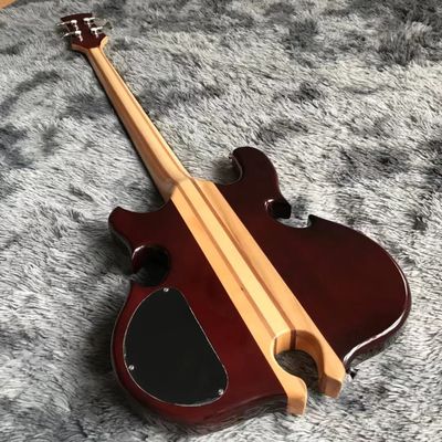Estilo ALEMBIC personalizado 4 cuerdas Bajo Guitarra Cuello a través del cuerpo Corte Bajo Corazón proveedor