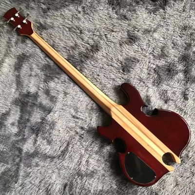 Estilo ALEMBIC personalizado 4 cuerdas Bajo Guitarra Cuello a través del cuerpo Corte Bajo Corazón proveedor
