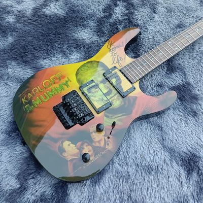 Guitarra eléctrica personalizada Kirk Hammett KH-3 Karloff Mummy proveedor