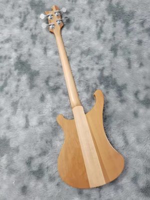 Personalizado 4 Cuerdas Bajo Log Color Maple Cuello A través del Cuerpo de caoba proveedor