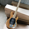 Custom 5 cuerdas bajo eléctrico de madera natural color con cuerpo de arce Fretboard proveedor