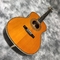 Guitarra acústica personalizada de 40 pulgadas con cuerpo de OM en amarillo proveedor