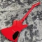 BURN WASH personalizado en forma de guitarra eléctrica zurda Flamed Tiger Maple Veneer Color puede ser personalizado proveedor