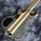 Custom Alem estilo Mark King 5 Omega corte forma inferior cuello a través del cuerpo ardiente arce Top 5 cuerdas bajo guitarra proveedor