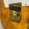 Guitarra eléctrica Tele a medida Burl Maple Top Basswood Cuerpo Maple Fingerboard Hardware Dorado Guitarra de alta calidad proveedor
