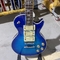 Estilo LP personalizado Ace Frehley Hummbucker Pickups Guitarra eléctrica con Fingerboard de madera de rosa Cuerpo de caoba Color azul Aceptar proveedor