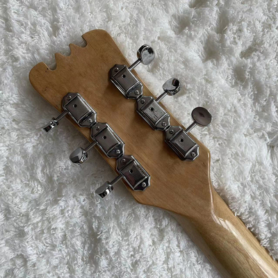 Personalizado 1966 Ventures Mosrite Zero Fret JRM Johnny Ramone Guitarra eléctrica Tremolo Cubierta en color azul proveedor