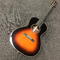 Cuerpo personalizado de 39 pulgadas Abalone Binding Sunburst Color Guitarra acústica Aceptar Guitarra, Amp, Pedal OEM proveedor