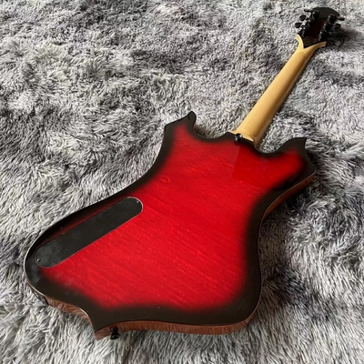 Grand Wylde Audio Nomad Guitarra eléctrica personalizada, Revestimiento de arce, tablero de ébano, Redrum Vortex proveedor