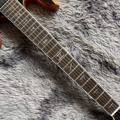 Grand Wylde Audio Nomad Guitarra eléctrica personalizada, Revestimiento de arce, tablero de ébano, Redrum Vortex proveedor