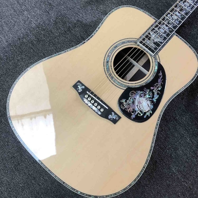 Personalizado AAAAA D100AA hecha a mano de madera sólida Vintage D Dreadnought D100A Guitarra acústica de lujo proveedor