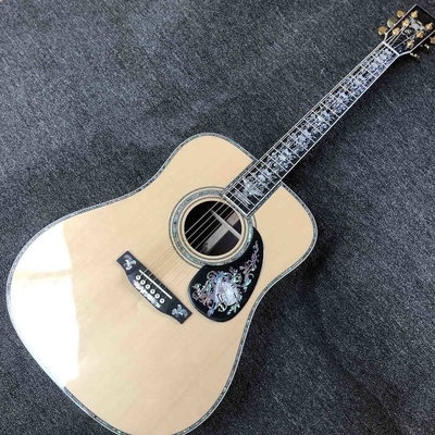 Personalizado AAAAA D100AA hecha a mano de madera sólida Vintage D Dreadnought D100A Guitarra acústica de lujo proveedor