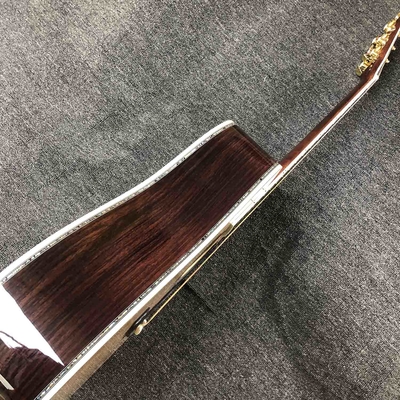 Personalizado AAAAA D100AA hecha a mano de madera sólida Vintage D Dreadnought D100A Guitarra acústica de lujo proveedor