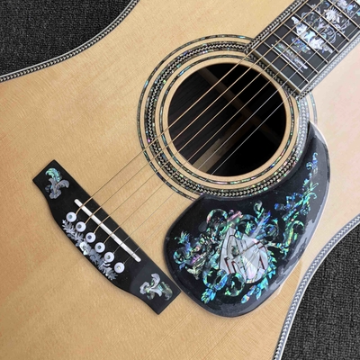 Personalizado AAAAA D100AA hecha a mano de madera sólida Vintage D Dreadnought D100A Guitarra acústica de lujo proveedor