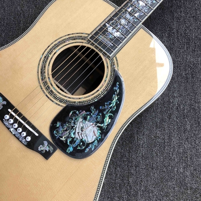 Personalizado AAAAA D100AA hecha a mano de madera sólida Vintage D Dreadnought D100A Guitarra acústica de lujo proveedor
